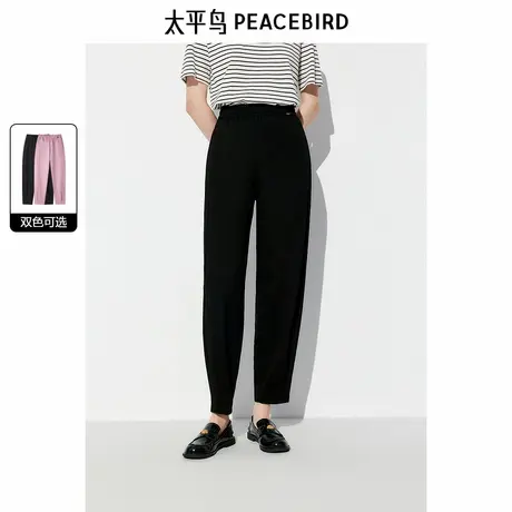 【来了就好】太平鸟针织束脚裤商品大图