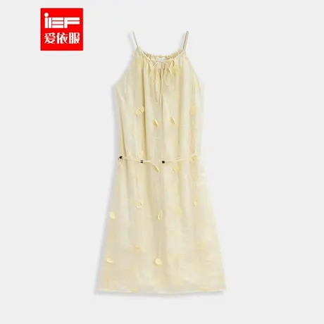 IEF/爱依服2025夏时尚吊带连衣裙无袖气质绝美巨好看海边度假裙子商品大图