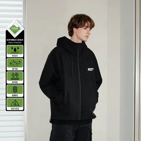 Lilbetter杜邦特氟龙三防户外运动外套防风防水冲锋夹克登山服秋图片