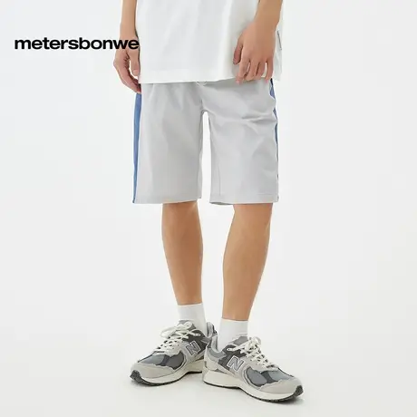 【2件58-中短裤合辑】美特斯邦威夏季潮流休闲学院五分裤短裤子图片