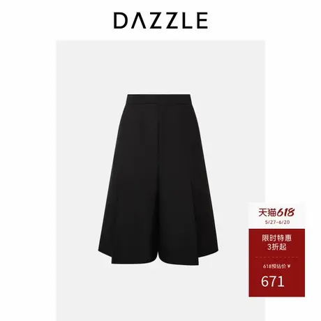 DAZZLE地素奥莱 休闲裤秋季精纺中裤图片