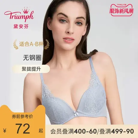 Triumph/黛安芬春夏蕾丝小胸聚拢支撑无钢圈文胸内衣女11-1819商品大图