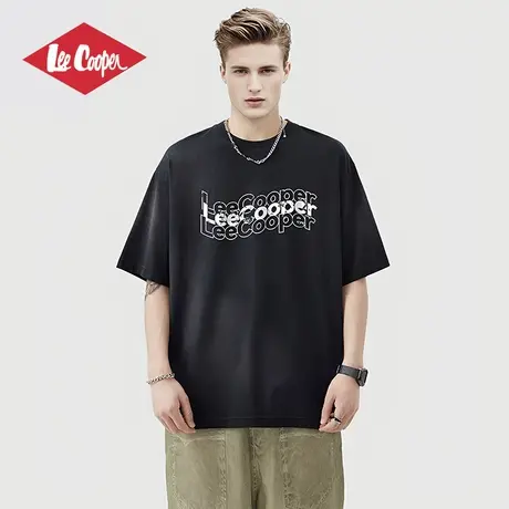 Lee Cooper/李库珀 简约圆领短袖男2025夏季户外运动时尚半袖T恤图片