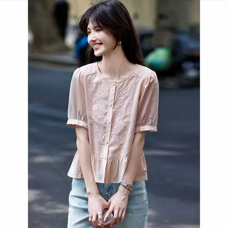 时尚短袖衬衫SXCS25119图片