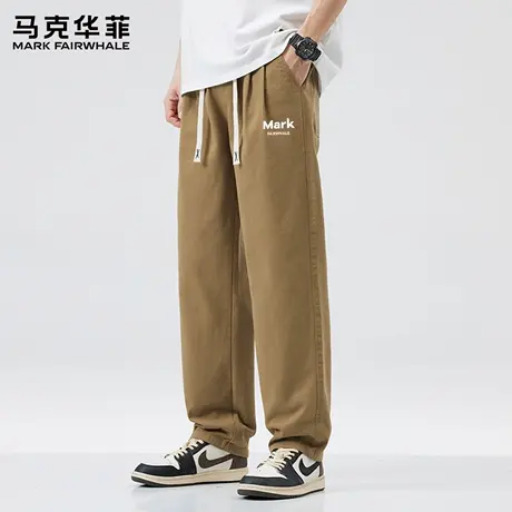 马克华菲运动工装裤男士夏季2025新款美式潮牌纯棉休闲裤子男薄X商品大图