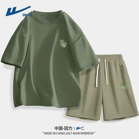 回力男士穿搭一整套2025新款高级感衣服男夏季户外骑行运动男装D图片