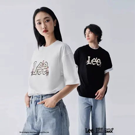 【MIGHTY JAXX联名】Lee商场同款25早秋新舒适版男女同款短袖T恤图片