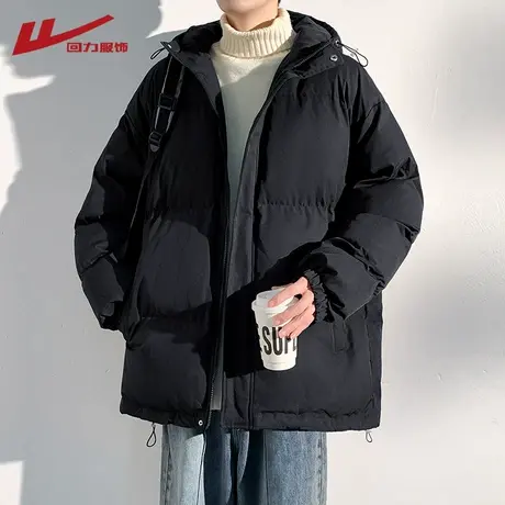 回力冲锋棉衣男士冬季2025新款加厚保暖棉袄男生重型防寒棉服外套图片