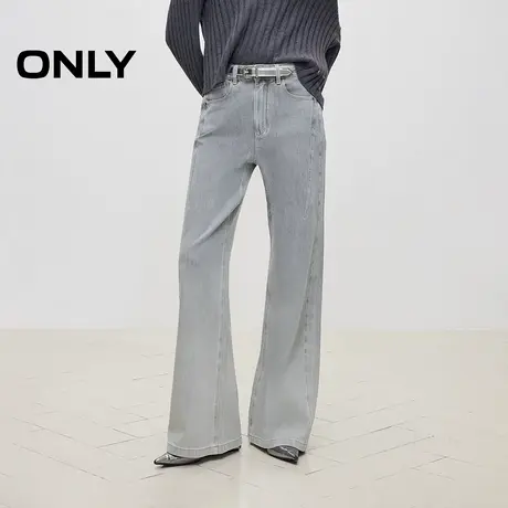 ONLY奥莱2025夏季新款宽松显瘦高腰喇叭裤长裤牛仔裤女商品大图