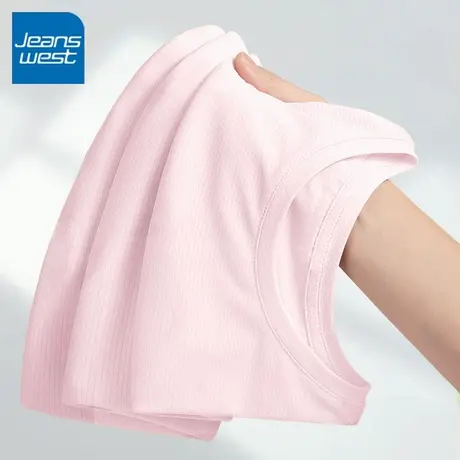 KV真维斯圆领正肩T恤女短袖2025新款 夏季薄款凉感透气休闲上衣女商品大图