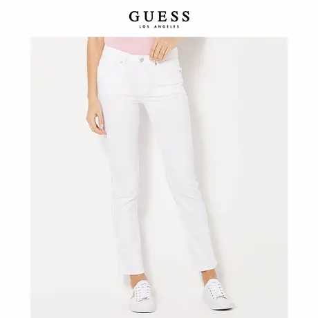 GUESS新款女士直筒修身时尚韩版薄款牛仔长裤-YJ2D9090商品大图