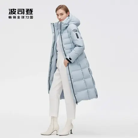 波司登官方旗舰店羽绒服女新高端户外GORETEX长款修身90鹅绒图片