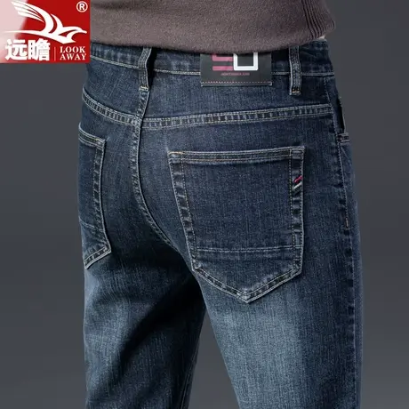 远瞻春季牛仔裤男士直筒修身男裤2025新款休闲裤子男款春秋款长裤商品大图