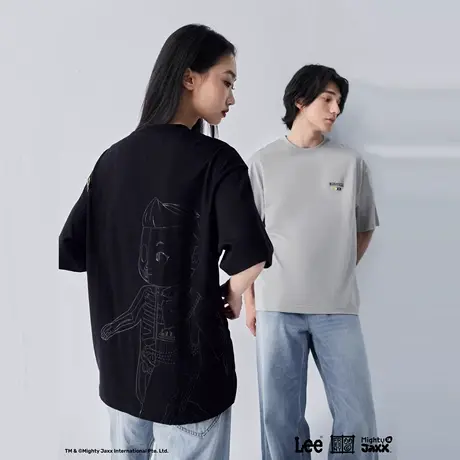 【MIGHTY JAXX联名】Lee商场同款25早秋新舒适版男女同款短袖T恤图片