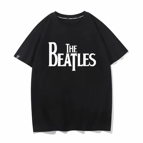 秀洛披头士BEATLES 夏季新款纯棉短袖T恤商品大图