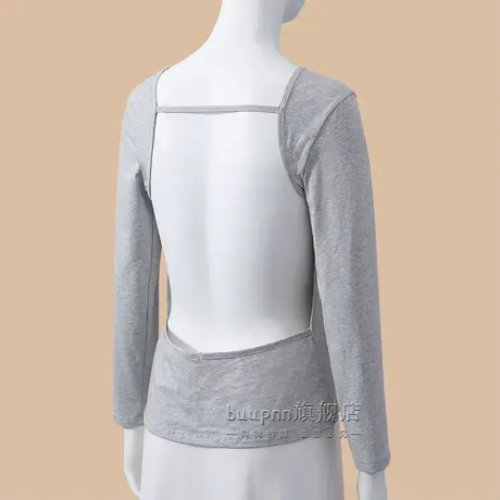 晒背专用衣女三伏天晒太阳长袖上衣夏季晒后背T恤按摩天灸图片