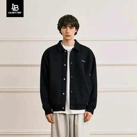 Lilbetter针织外套男2025春季新款冷淡系高级感上衣百搭休闲夹克图片
