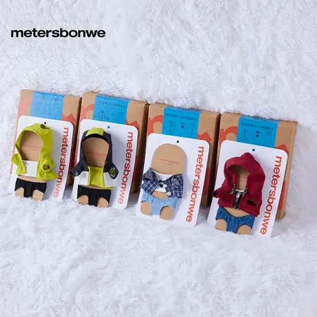 美特斯邦威娃衣2025新款潮流户外冲锋衣套装学院连帽卫衣娃衣套装商品大图