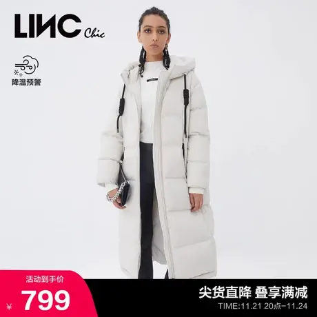 LINCCHIC金羽杰羽绒服女面包服中长款羽绒服女冬季外套Y21808130商品大图