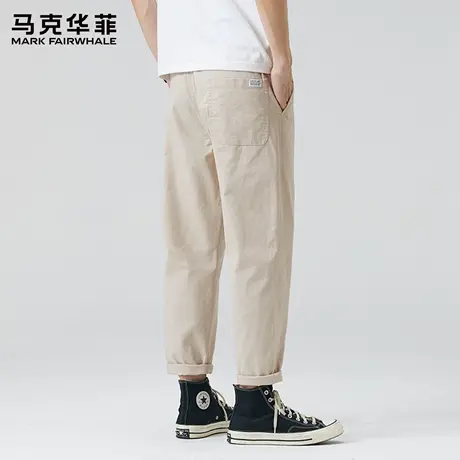 马克华菲九分休闲裤男士夏季薄款宽松直筒百搭修身锥形裤子男生X商品大图