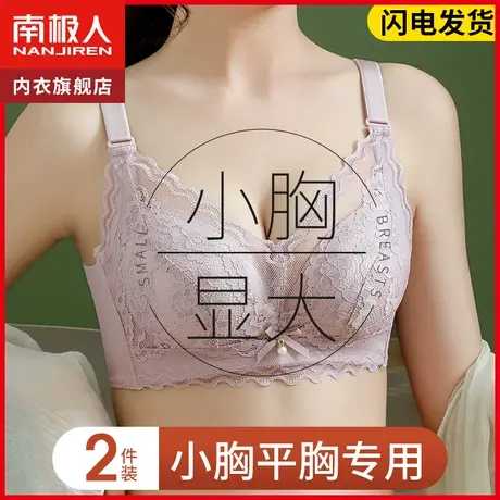 内衣女小胸聚拢收副乳防下垂上托无钢圈性惑文胸罩2021年新款爆款图片