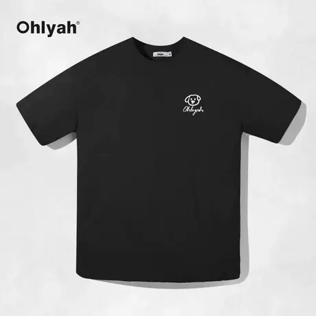 Ohlyah设计师原创卡通品牌短袖上衣美式高街潮牌纯棉T恤夏季男女图片