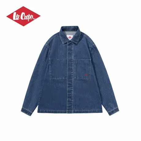 【孟子义同款】Lee Cooper/李库珀 复古牛仔衬衫男百搭夹克外套女图片