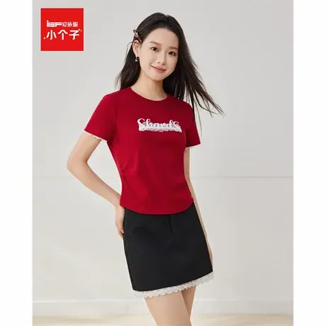 IEF/爱依服上衣2025夏季新款新款美式甜酷个性辣妹休闲百搭T恤女图片