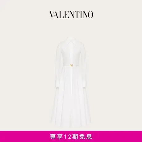 【24期免息】华伦天奴VALENTINO女士棉质府绸迷笛裙图片