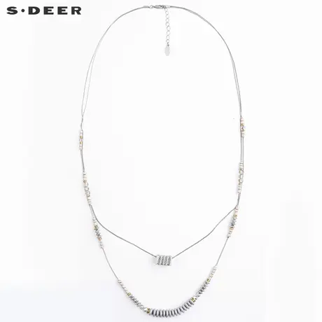 【商场同款】sdeer圣迪奥女士长款毛衣链项链围脖链颈链S15384303图片
