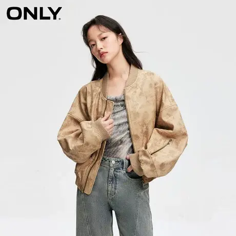 ONLY奥莱夏季时尚潮流个性休闲短款宽松外套女商品大图