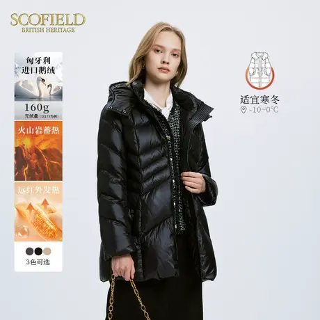 【火山岩蓄热远红外发热】Scofield女匈牙利鹅绒羽绒服冬商品大图