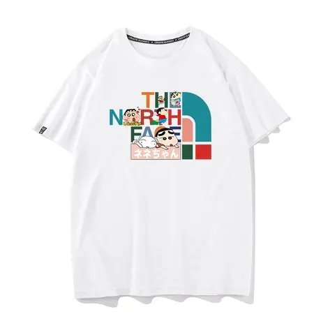 秀洛恶搞蜡笔小新联名款衣服半袖打底衫纯棉宽松T恤夏季新款短袖图片