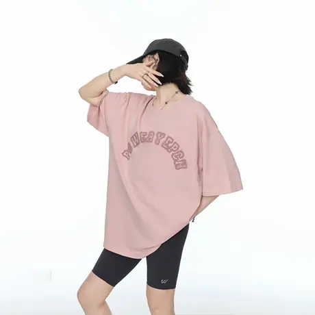 YEP2025夏季新款宽松印花短袖T恤街头ins风潮牌男女同款半袖上衣图片