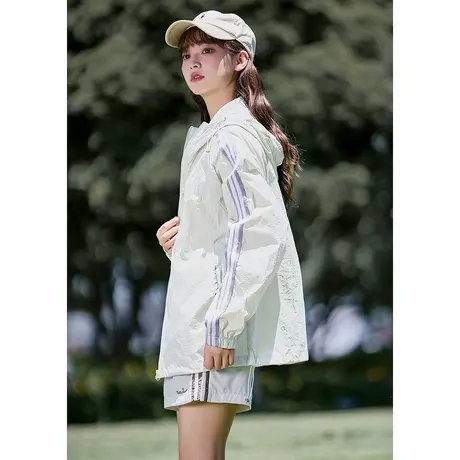 唐狮夏季新款女防晒衣透气休闲织带外套拉链防紫外线流行外套官方商品大图