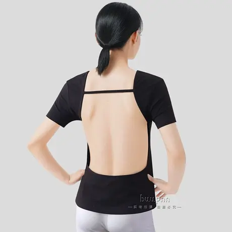晒背专用衣上衣女三伏天短袖露背装晒太阳天灸t恤图片