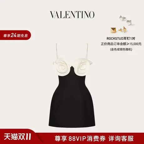 【新品】华伦天奴VALENTINO女士 CREPE COUTURE 短款连衣裙图片