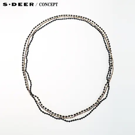 【新品】sdeer圣迪奥专柜正品女装摇滚范金属感项链5184371图片