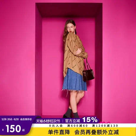 Juicy Couture橘滋春夏新款女装大地系logo印花女式衬衫商品大图