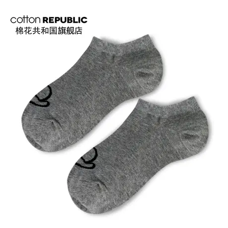 Cotton Republic/棉花共和国男士本命年时尚鼠情侣款棉质休闲短袜图片