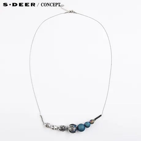 【新品】S·DEER＼CONCEPT圣迪奥神秘色泽彩珠装饰项链S15484374图片