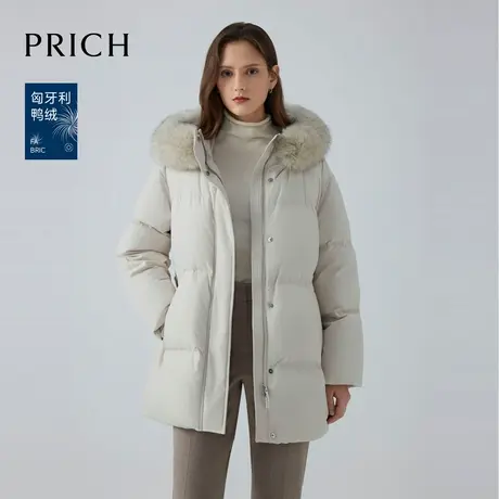 【超能小太阳严选】【匈牙利鸭绒】PRICH时尚轻薄连帽保暖羽绒服商品大图