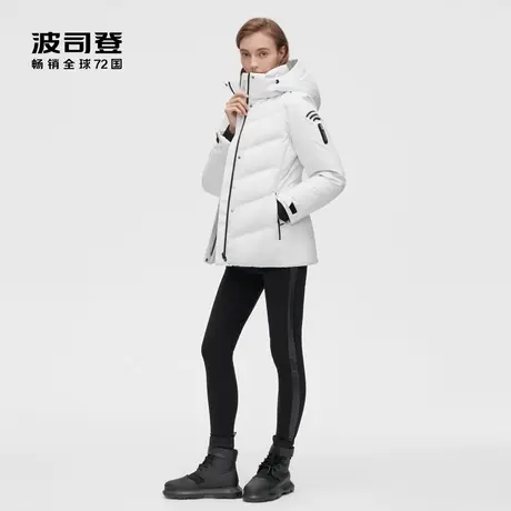 波司登官方旗舰店女士修身休闲短款90鹅绒GORETEX羽绒服图片