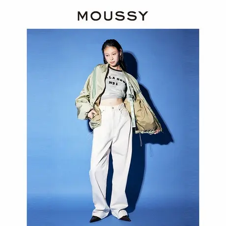 MOUSSY 新品日系Bomber飞行员轻便抽绳夹克拉链外套010HSS30-0130商品大图