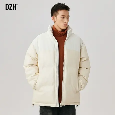 男士日系pu皮棉服男款冬季保暖立领棉衣2023新款加厚冬装外套男款图片