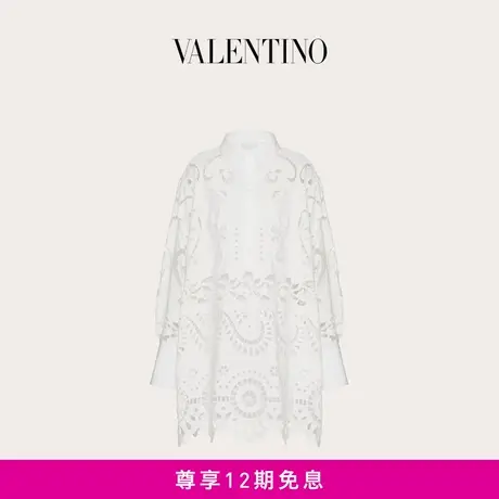 【24期免息】华伦天奴VALENTINO女士 VALENTINO 刺绣短款连衣裙商品大图