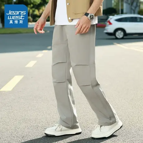 【商场同款】真维斯男装宽松裤子2025夏季新款潮流伞兵裤休闲长裤商品大图