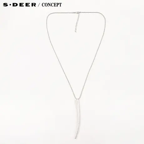 【新品】sdeer圣迪奥专柜正品女装极简抽象装饰吊坠项链S15484362图片