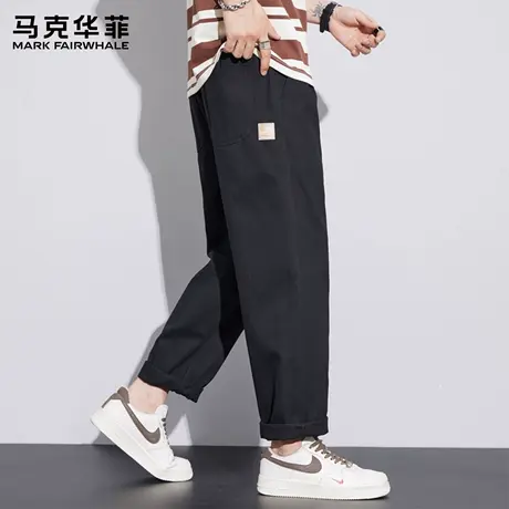 马克华菲纯棉工装休闲长裤子男款直筒夏季薄款时尚男裤2025新款X图片