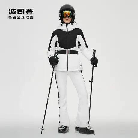 波司登款女子GORETEX防风双板滑雪800+鹅绒羽绒服商品大图